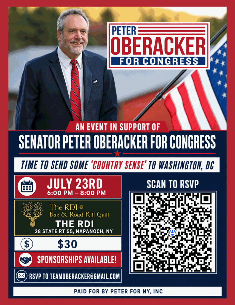 Support Senator Peter Oberacker for Congress Event