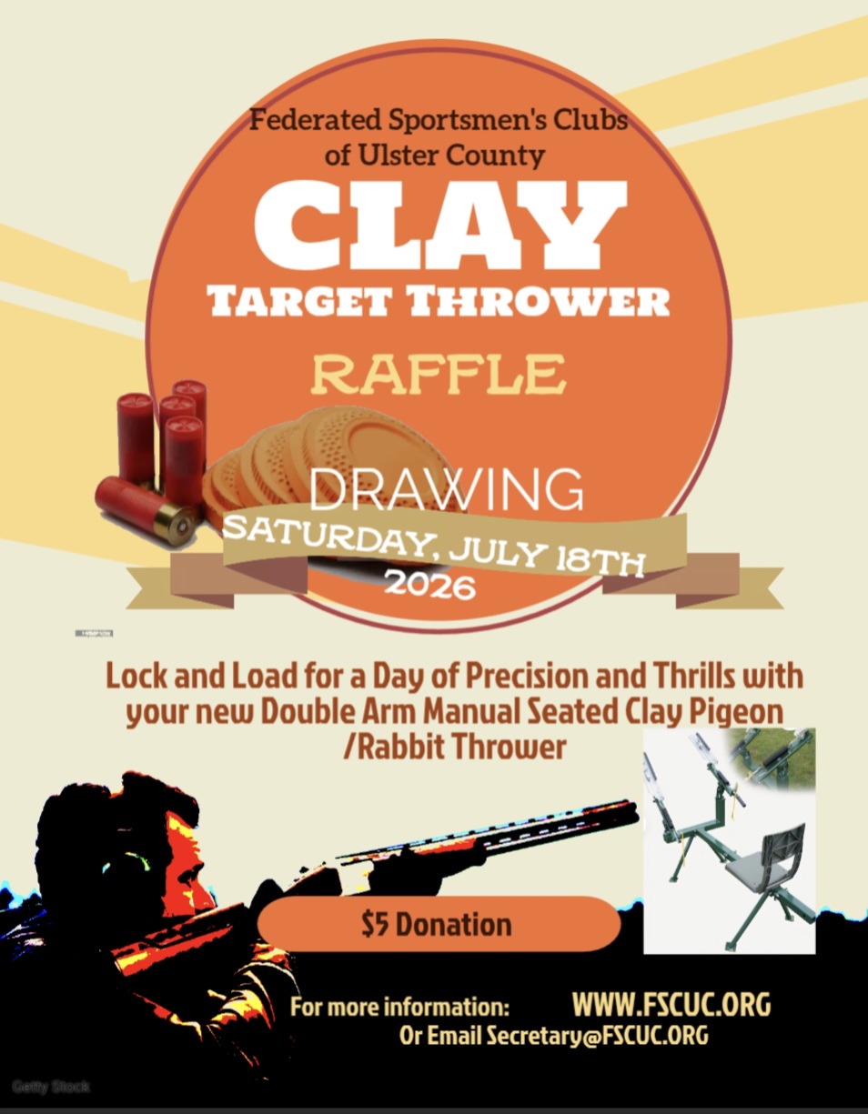Federated Sportsmen's Clubs of Ulster County Clay Target Thrower Raffle